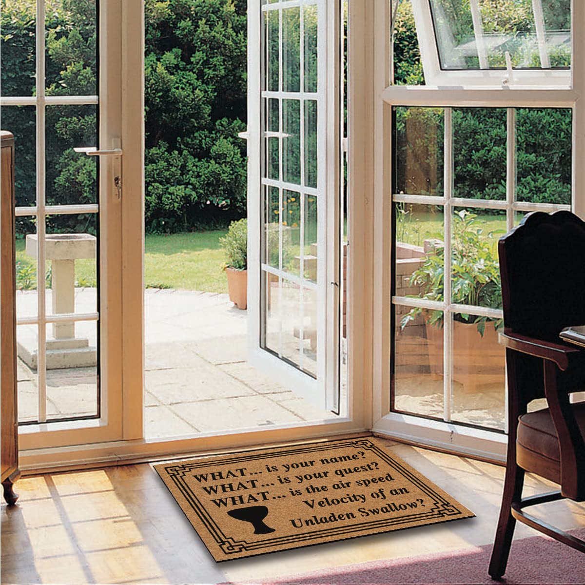 Wulidrom next to doorway showing scale and fit for standard doors