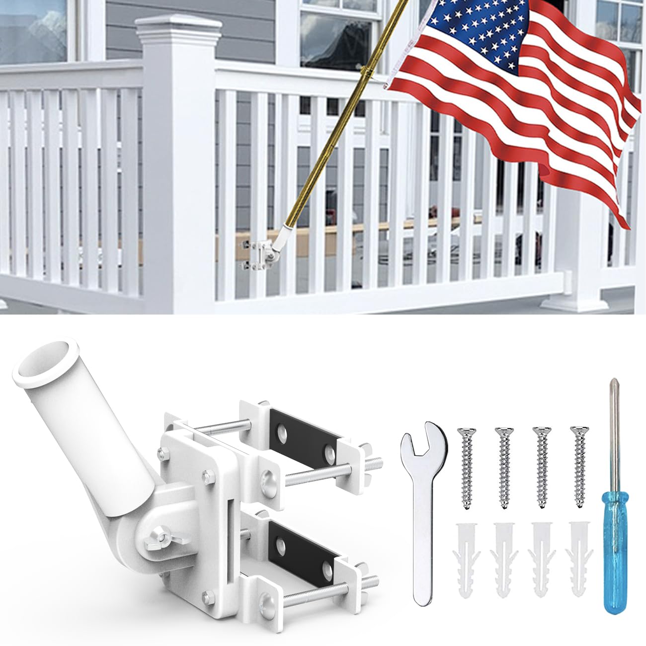 wuutyty front mount showing robust bracket and corrosion-resistant finish