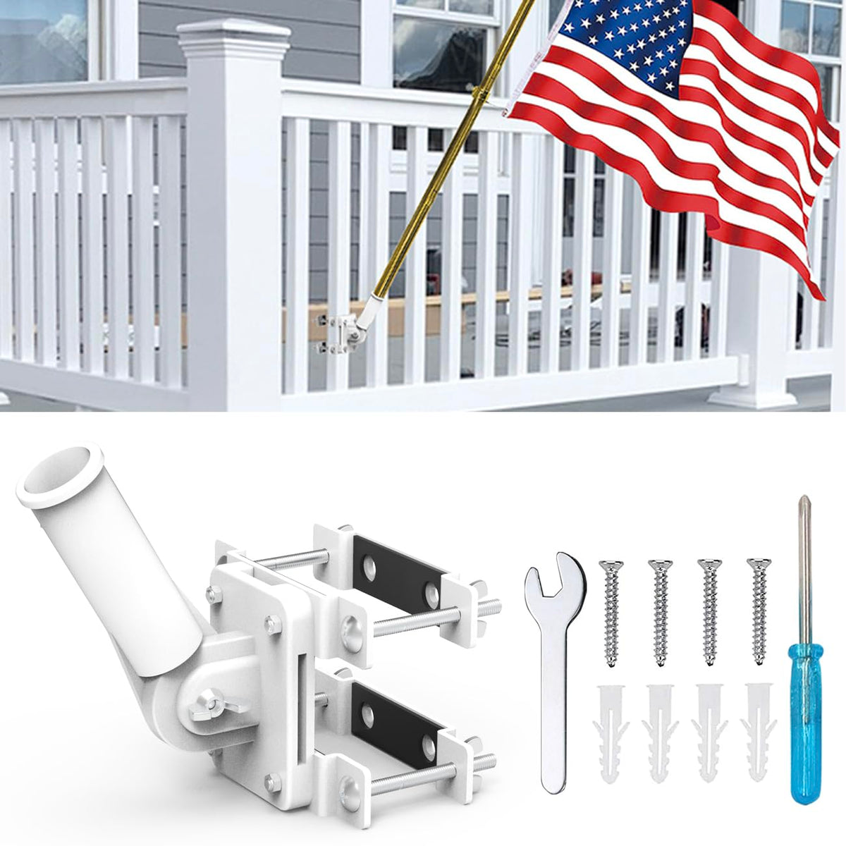 wuutyty front mount showing robust bracket and corrosion-resistant finish