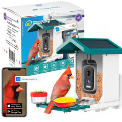 WuzuTech front view showing feeder design and easy mounting benefit