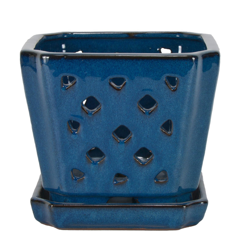 W&W top view highlighting the 7-inch opening ideal for repotting orchids