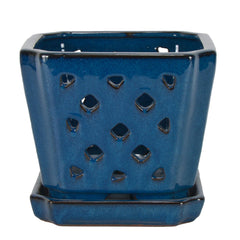 W&W top view highlighting the 7-inch opening ideal for repotting orchids
