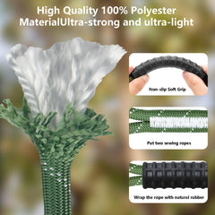 WWFFEN close-up braided polyester rope texture illustrating abrasion resistance