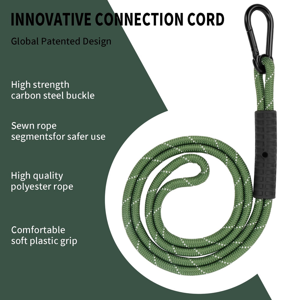 WWFFEN plated carabiner hook showing rust-resistant metal for long life