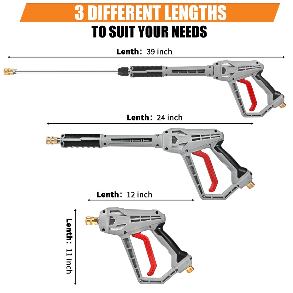 WXMECH set of five nozzle tips arranged showing spray versatility and quick changes