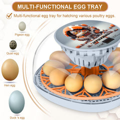 WYD2ANG close-up of automatic egg turner preventing embryo sticking