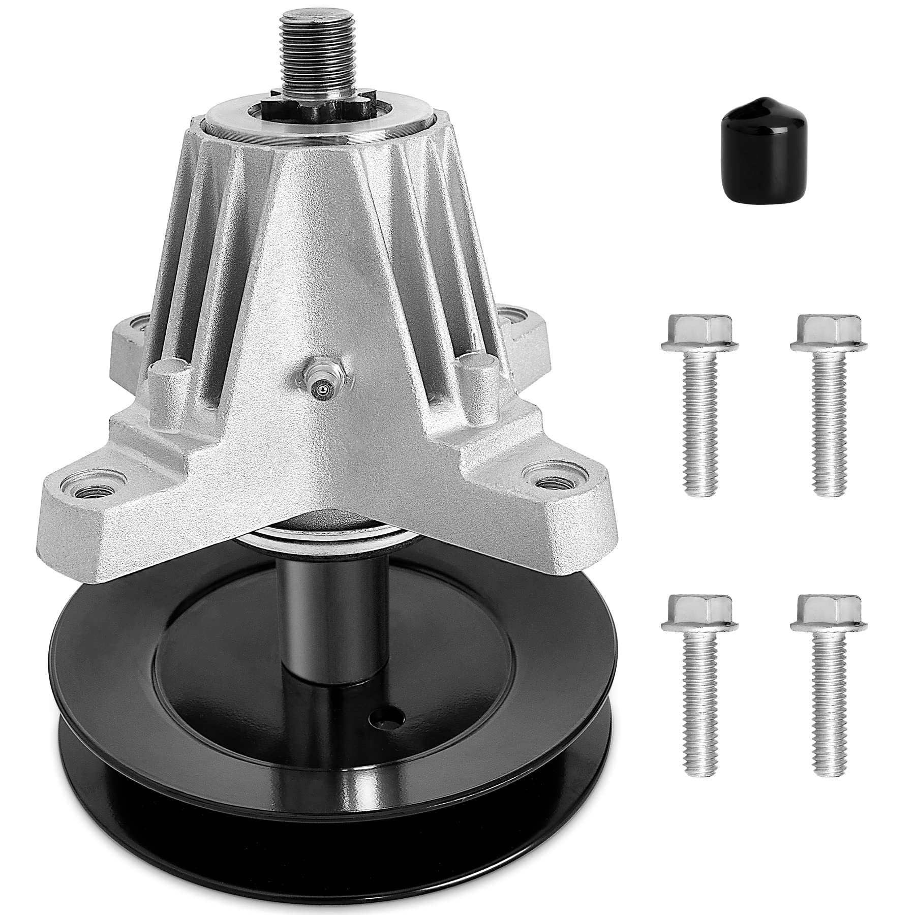 wyevee spindle front view showing overall shape and fit, confirms compatibility