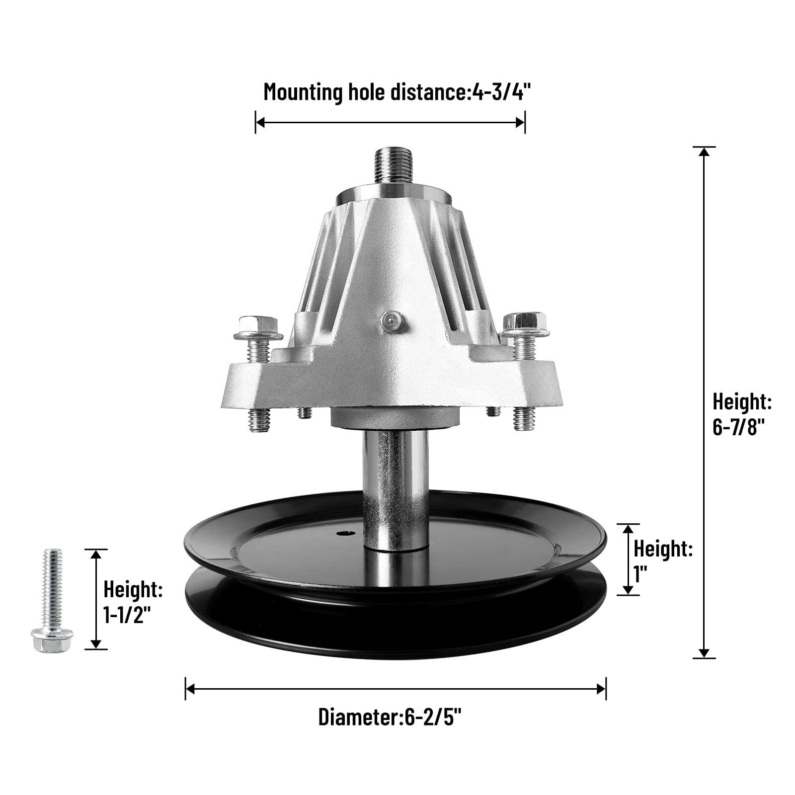 wyevee spindle grease zerk close-up for easy routine lubrication
