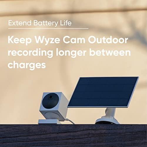 WYZE detailed view of cable and connector showing secure camera connection benefit
