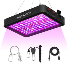WZDRAGON BW1000 front view showing full LED panel and frame for broad coverage