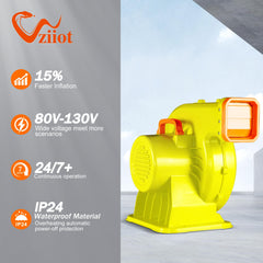 WZIIOT inlet iron mesh guard protecting motor and preventing debris entry