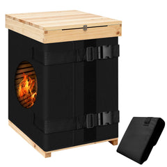 X-Kingsun front cover showing full wrap and secure straps, protects hive from weather