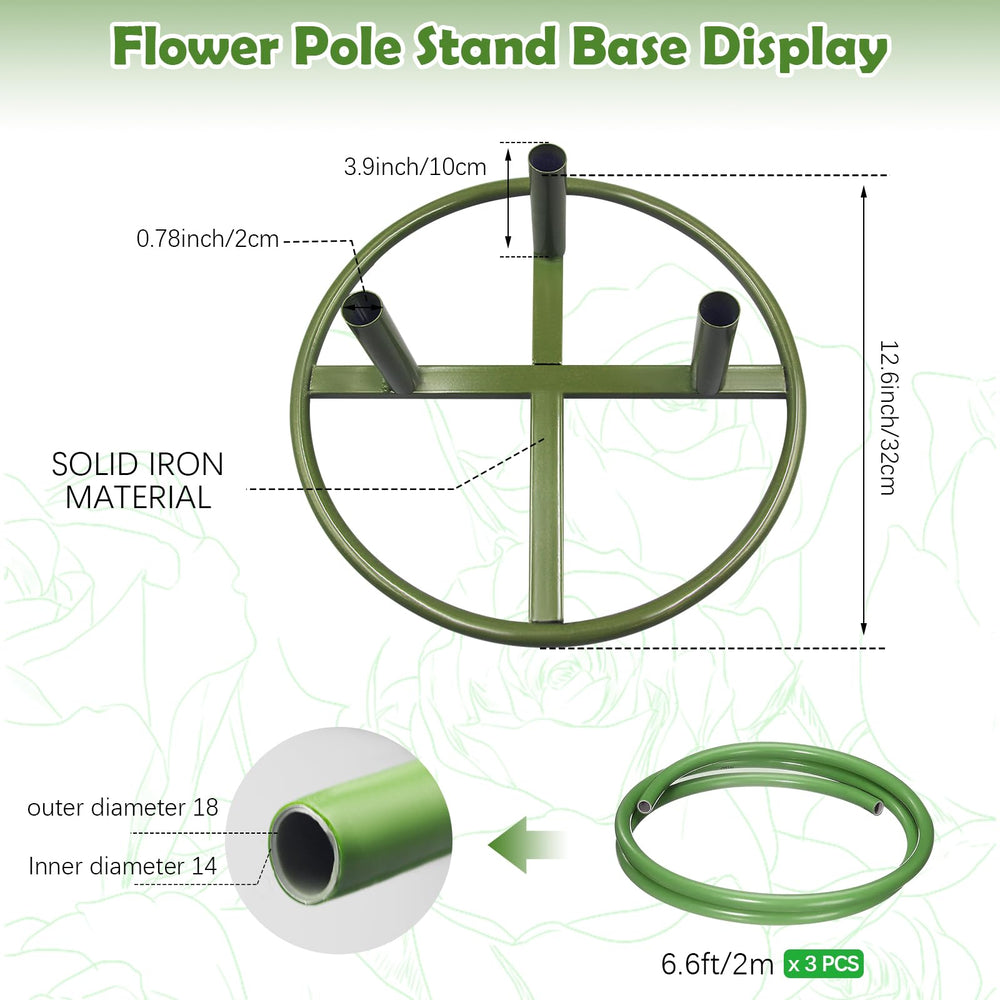 X-Kingsun green PVC pipe close-up showing flexible texture and durability