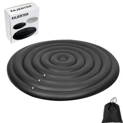 Xajerter front view cover on spa showing neat fit and heat retention