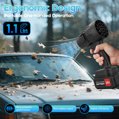 Xamanabu ergonomic handle close shot showing comfortable secure grip