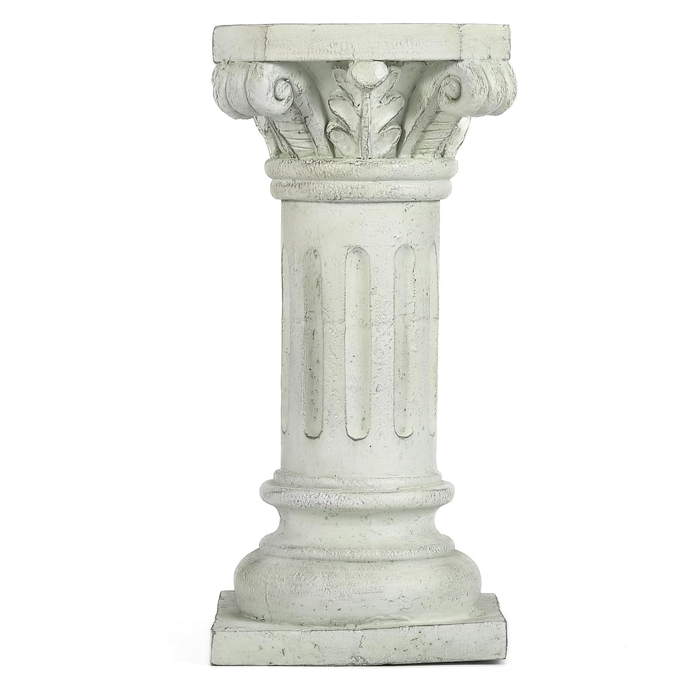 XAONIEN front view of 26-inch pedestal showing classic Roman styling and curb appeal