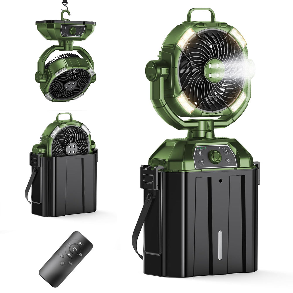 XAP front view showing fan head and cooling benefit