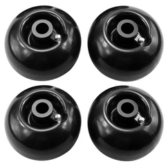 Xastro front view wheel kit showing four replacement deck wheels and fit benefits