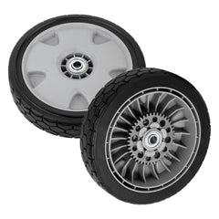 XaXmTee front view of both 9-inch rear wheels showing ready-to-install benefit