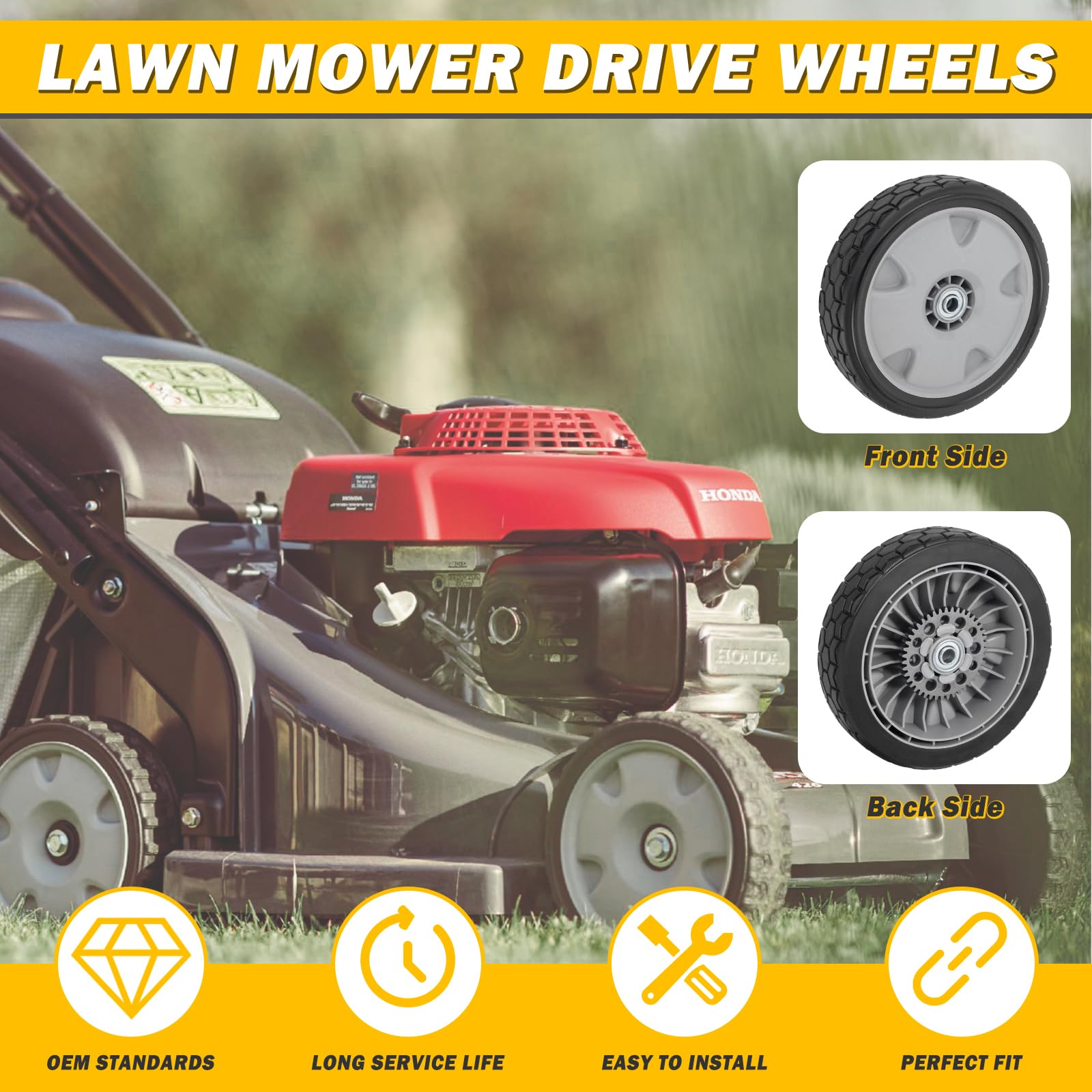 XaXmTee metal gear detail that ensures dependable drive engagement