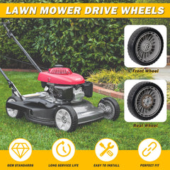 XaXmTee rear wheel metal gear detail showing durable drive engagement