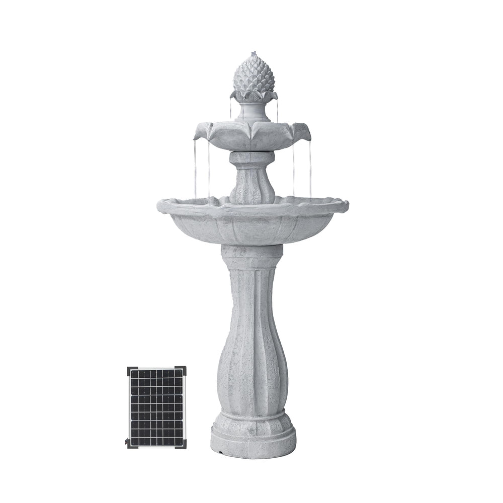 XBrand fountain front view showing elegant two-tier design and curb appeal