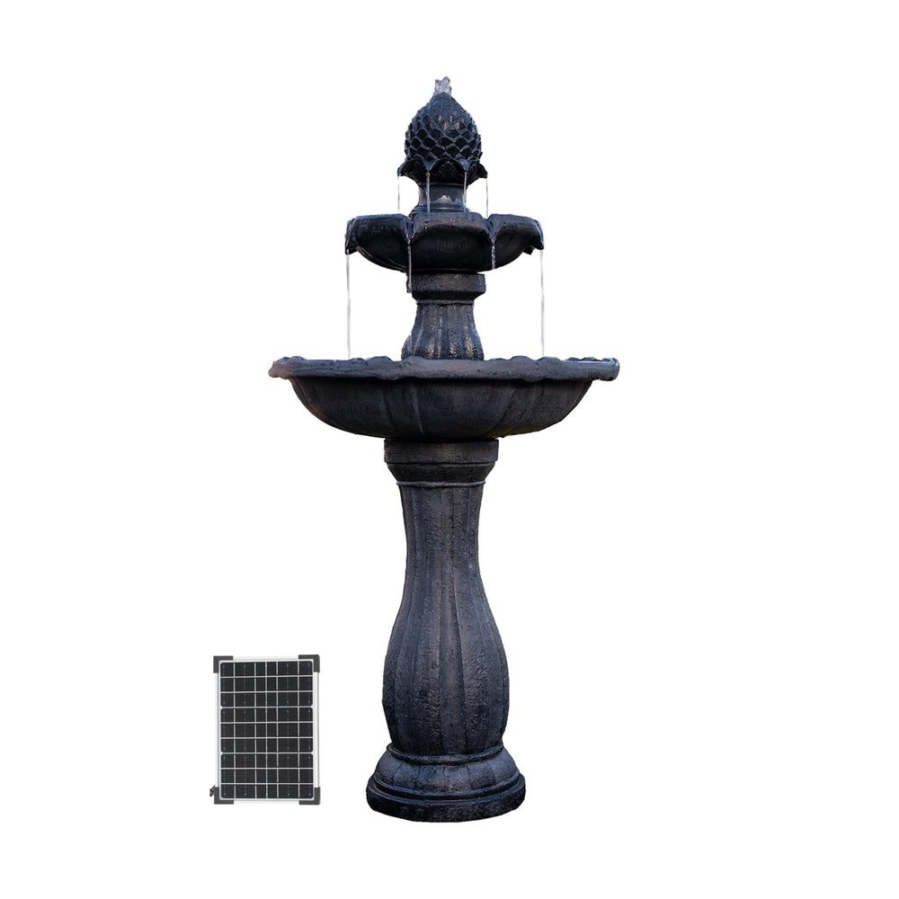 XBrand front view of 44-inch fountain showing full two-tier design and curb appeal
