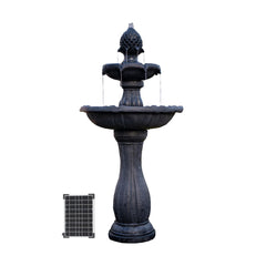 XBrand front view of 44-inch fountain showing full two-tier design and curb appeal