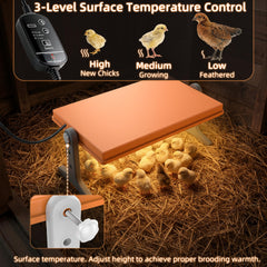 Xbrigh close-up of textured heating surface demonstrating even radiant heat