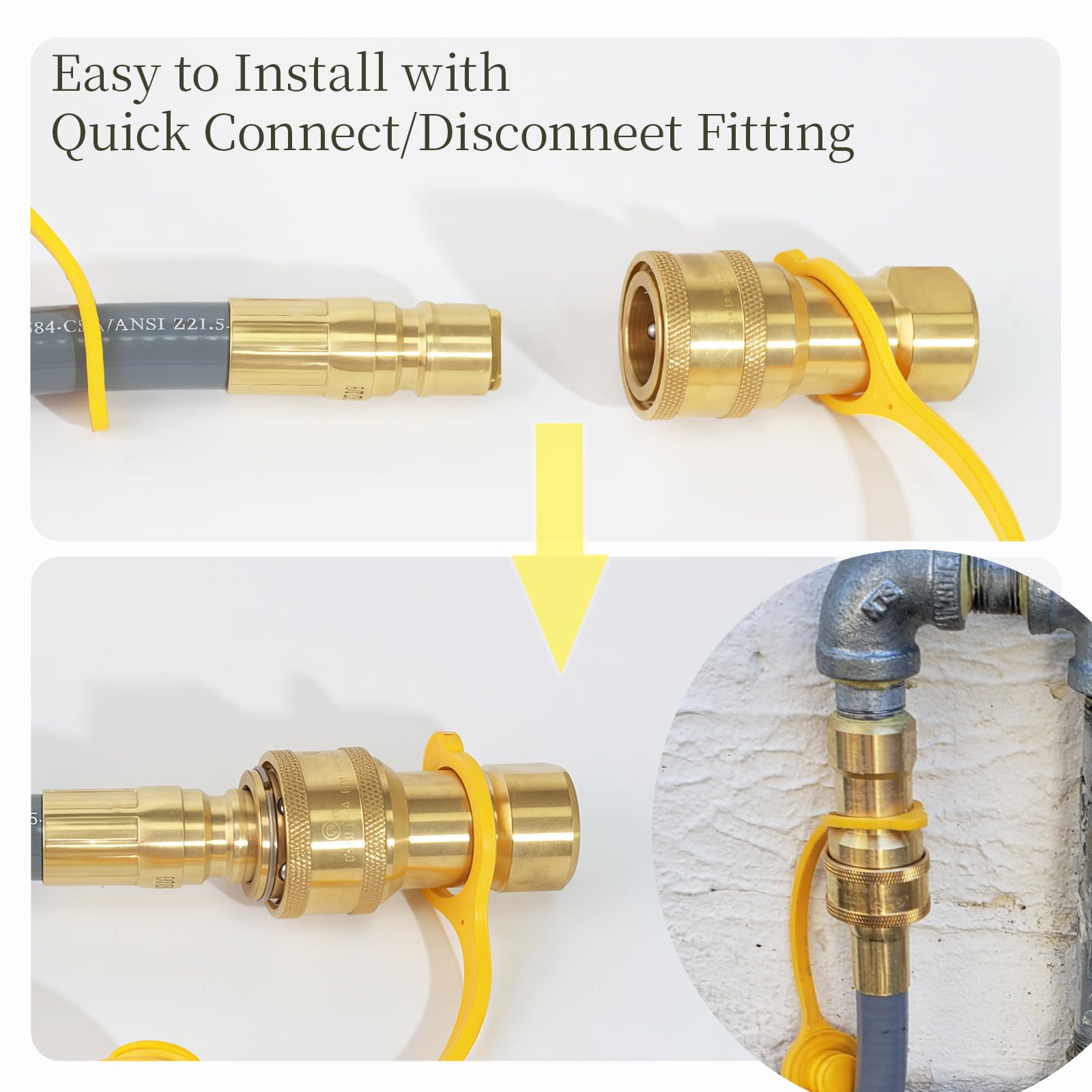 XCHQGC hose texture close-up highlighting triple-layer durability