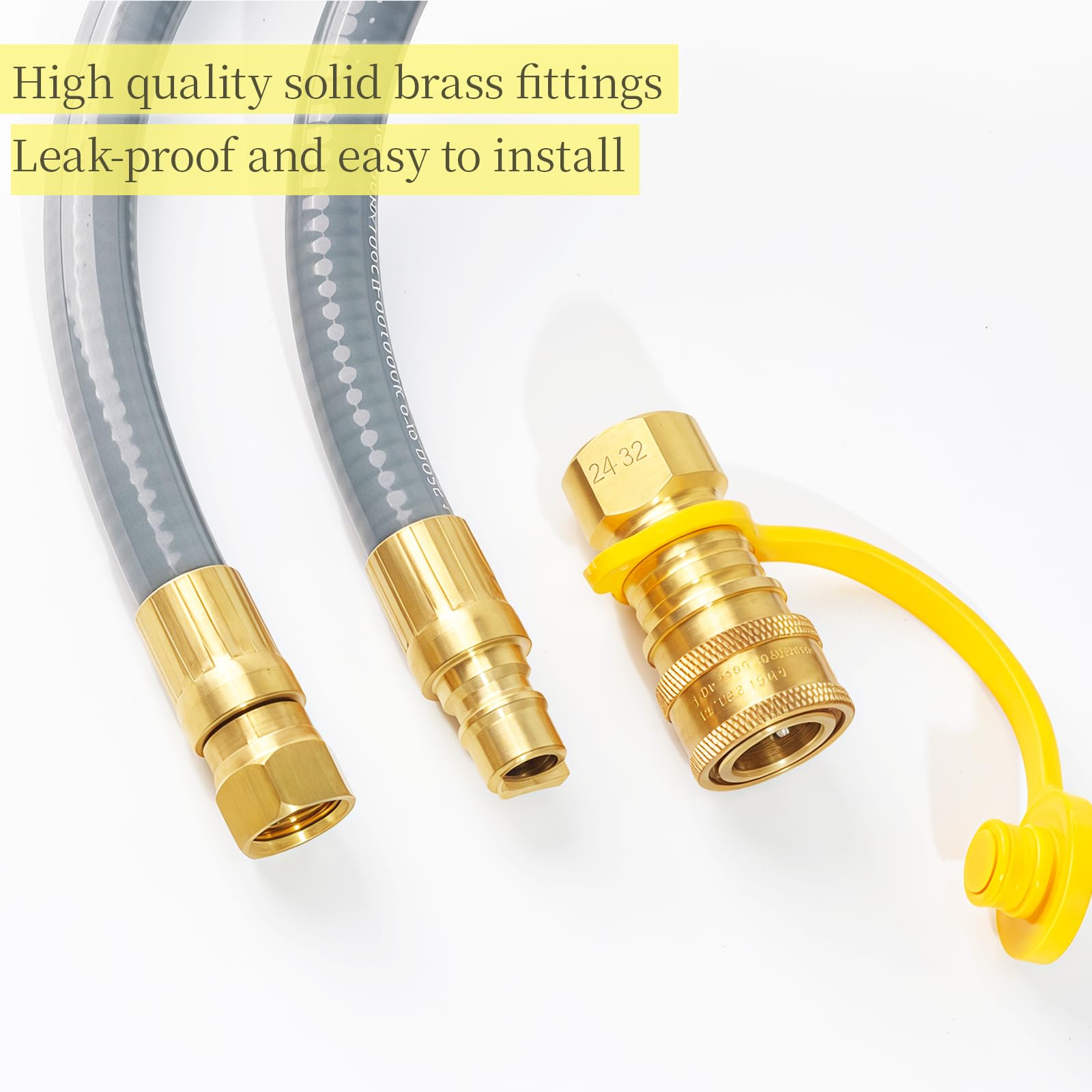 XCHQGC coiled 25ft hose illustrating length and portability benefits
