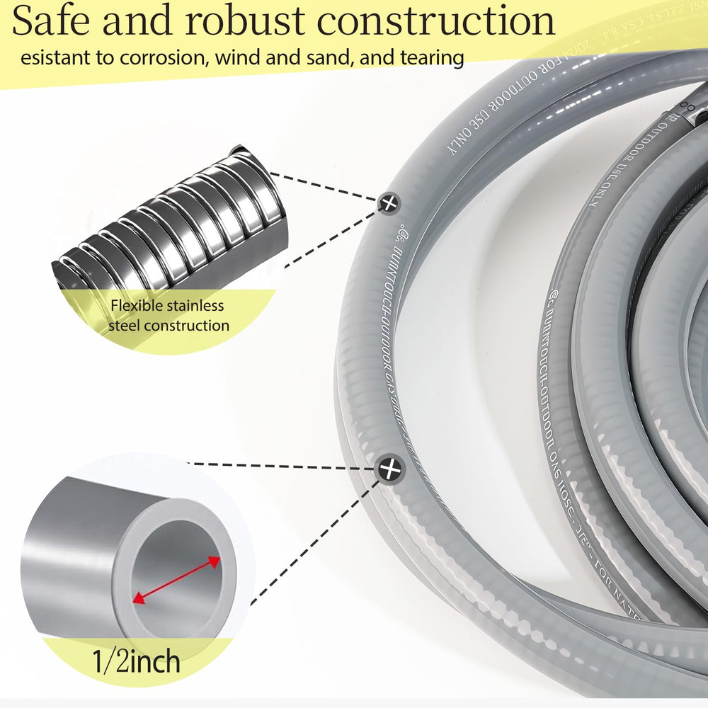 XCHQGC hose texture detail demonstrating triple-layer durability