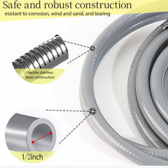 XCHQGC hose texture detail demonstrating triple-layer durability