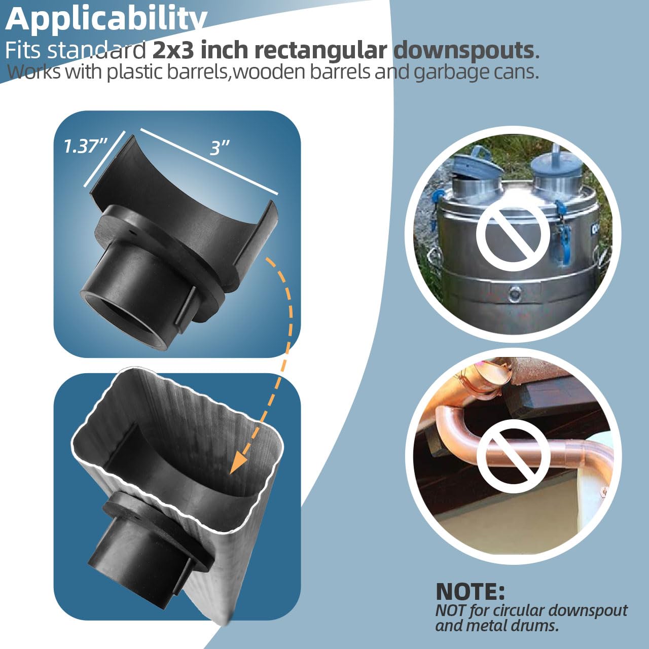 XCWT rubber diverter head close-up showing flexible seal benefit