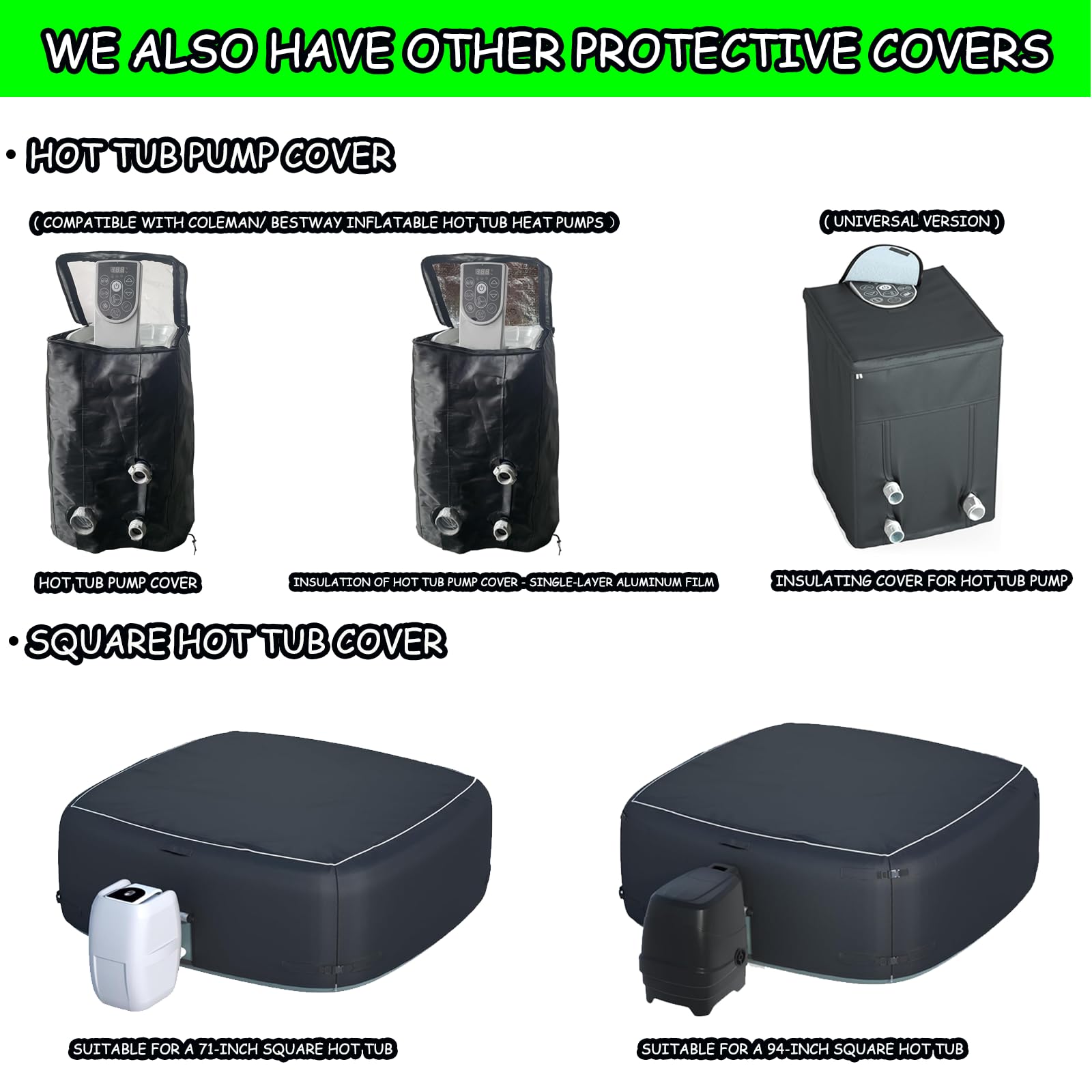 XCZ folded cover compact for storage, easy to stow away