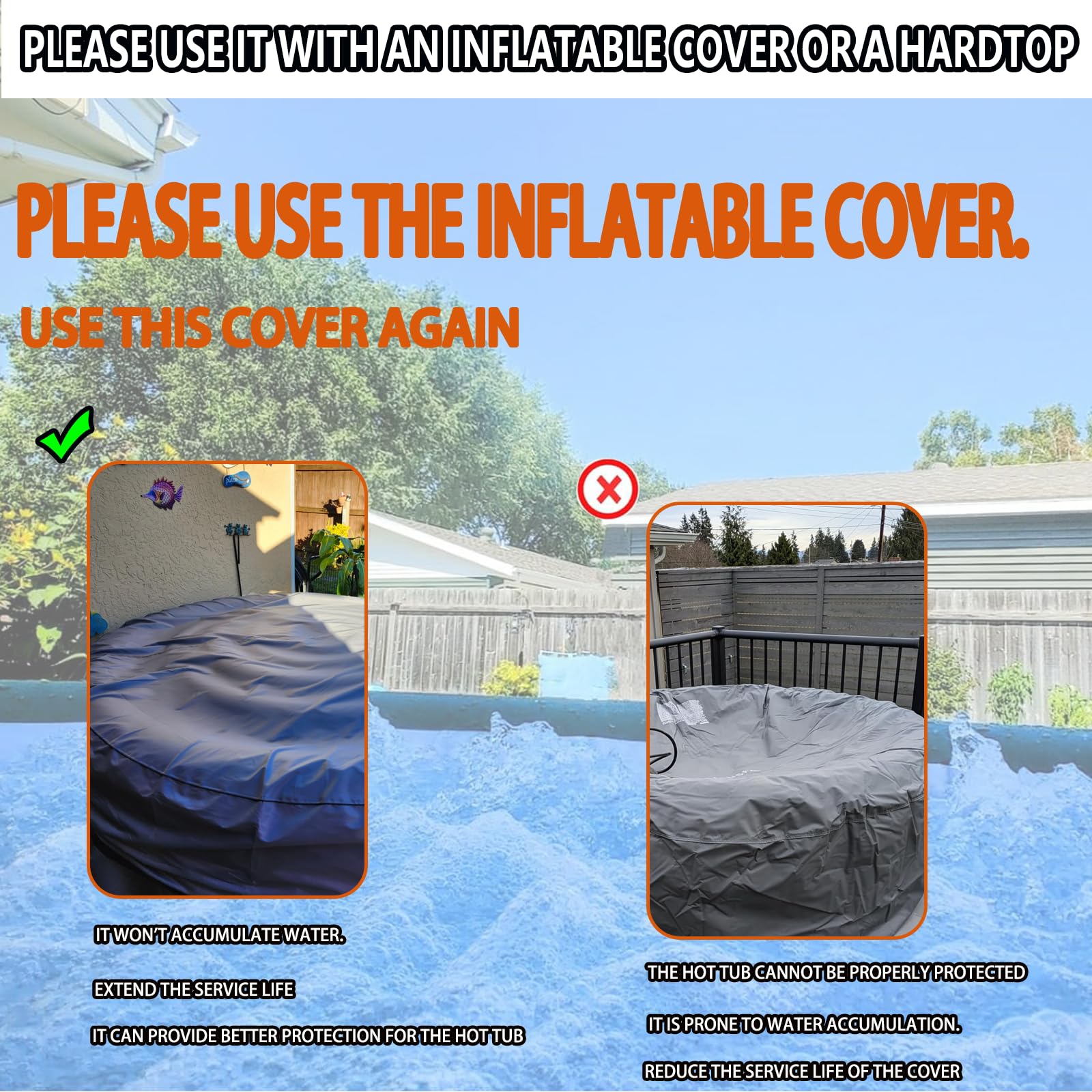 XCZ side Velcro panel open for pump access and easy maintenance