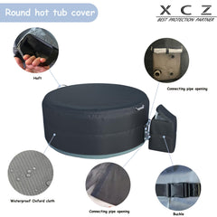 XCZ zippered access panel allowing plumbing connections without removal