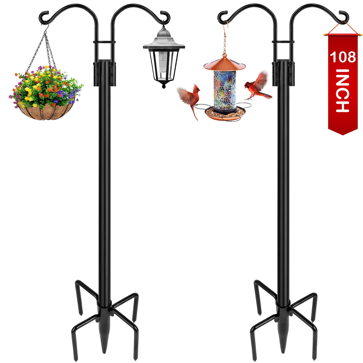 XDW-GIFTS front view showing dual-arm hooks and elegant silhouette for versatile hanging