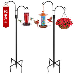 XDW-GIFTS front view of double shepherds hooks showing dual arms and finish, durable display