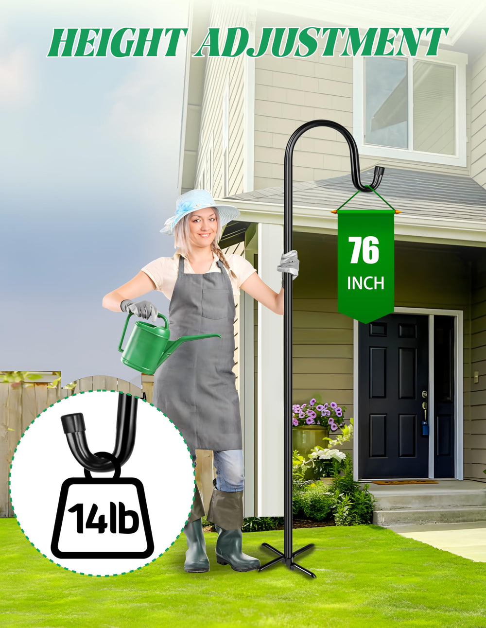 XDW-GIFTS curved top detail highlighting secure hanging point and smooth hook