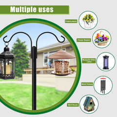 XDW-GIFTS installed in garden with hanging baskets showcasing increased planting display space