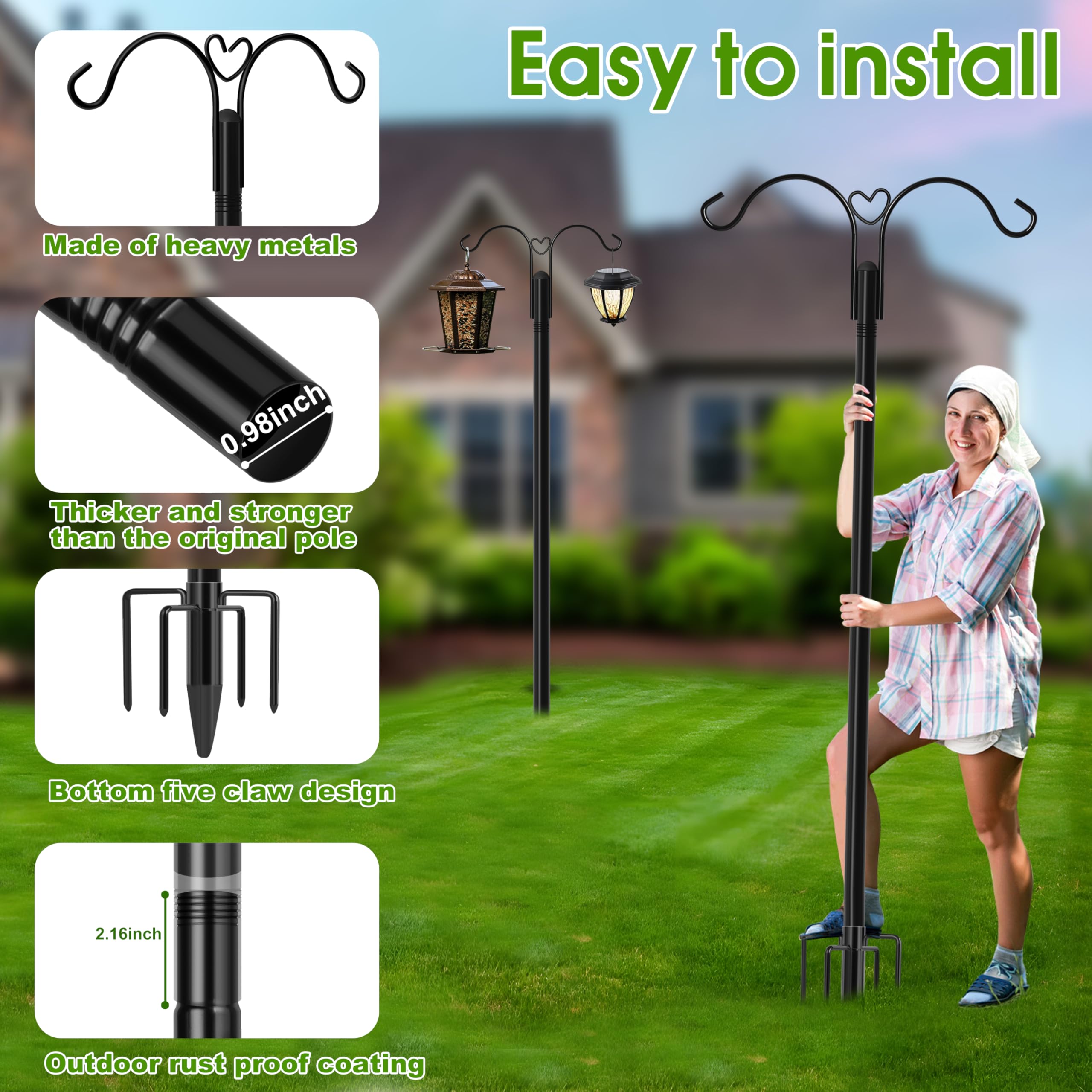 XDW-GIFTS five-prong base close-up demonstrating strong ground anchoring and stability