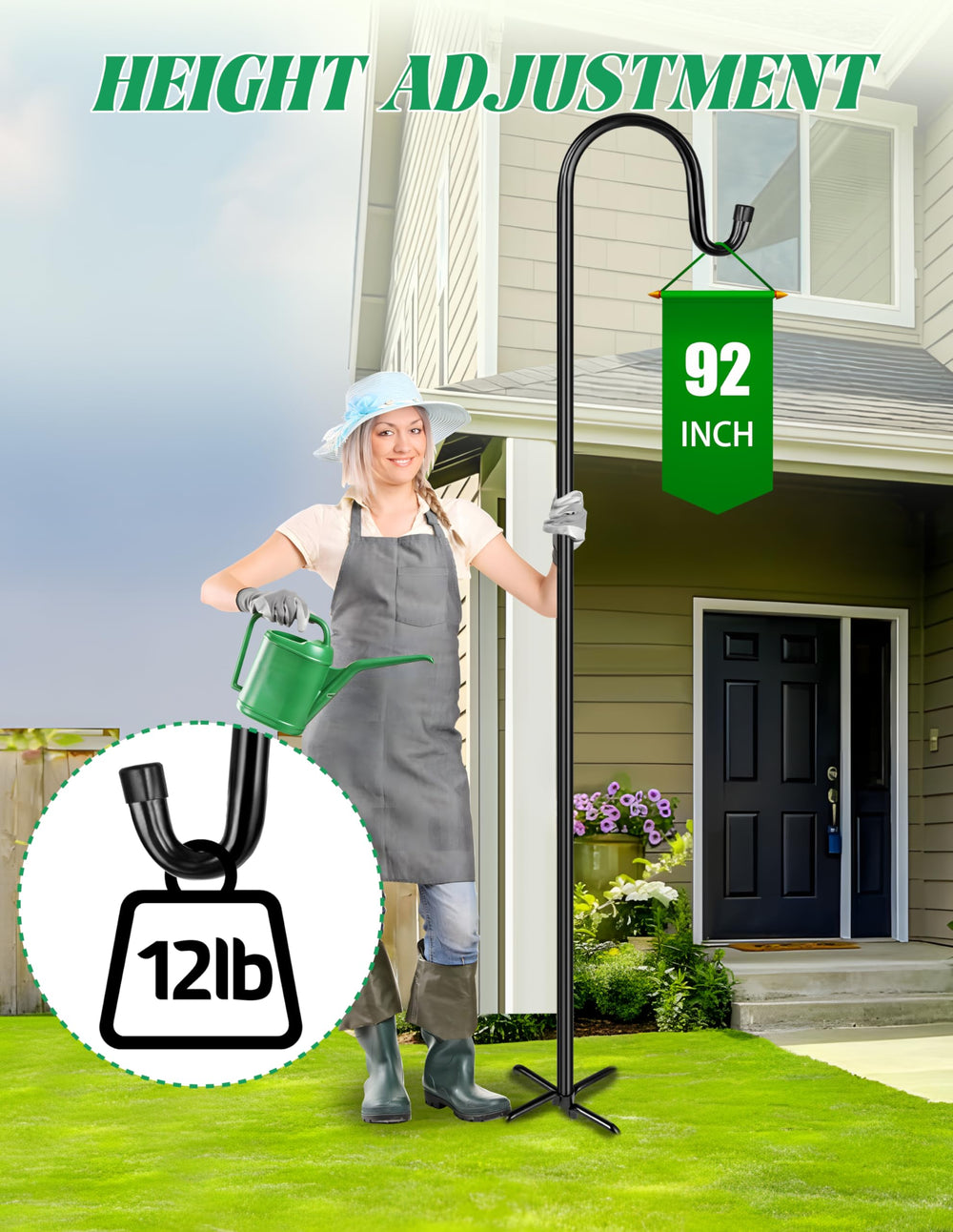 XDW-GIFTS curved top hook detail offering strong hanging support