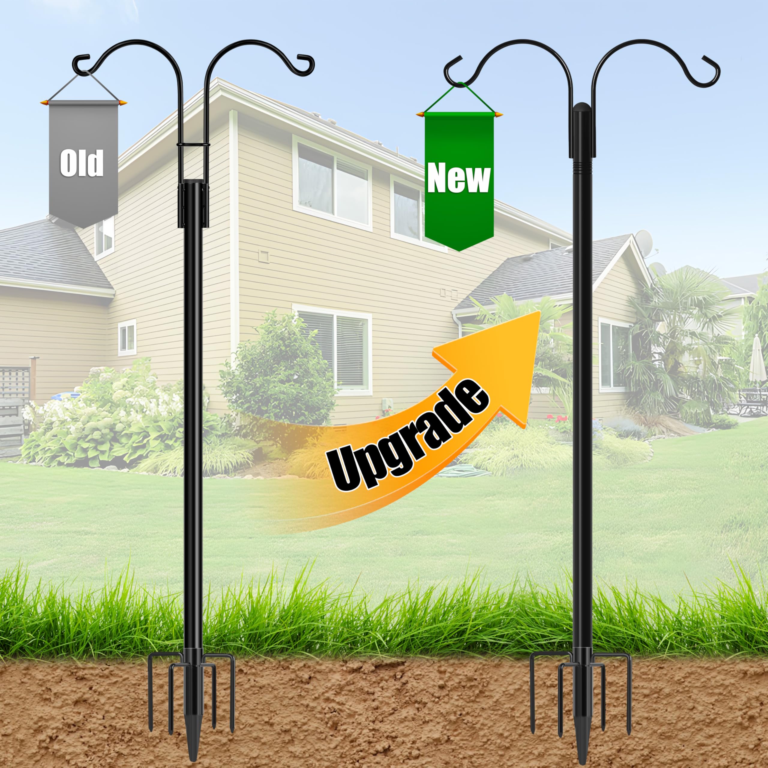 XDW-GIFTS close-up of curved hook arms highlighting sturdy welds and rust-resistant coating