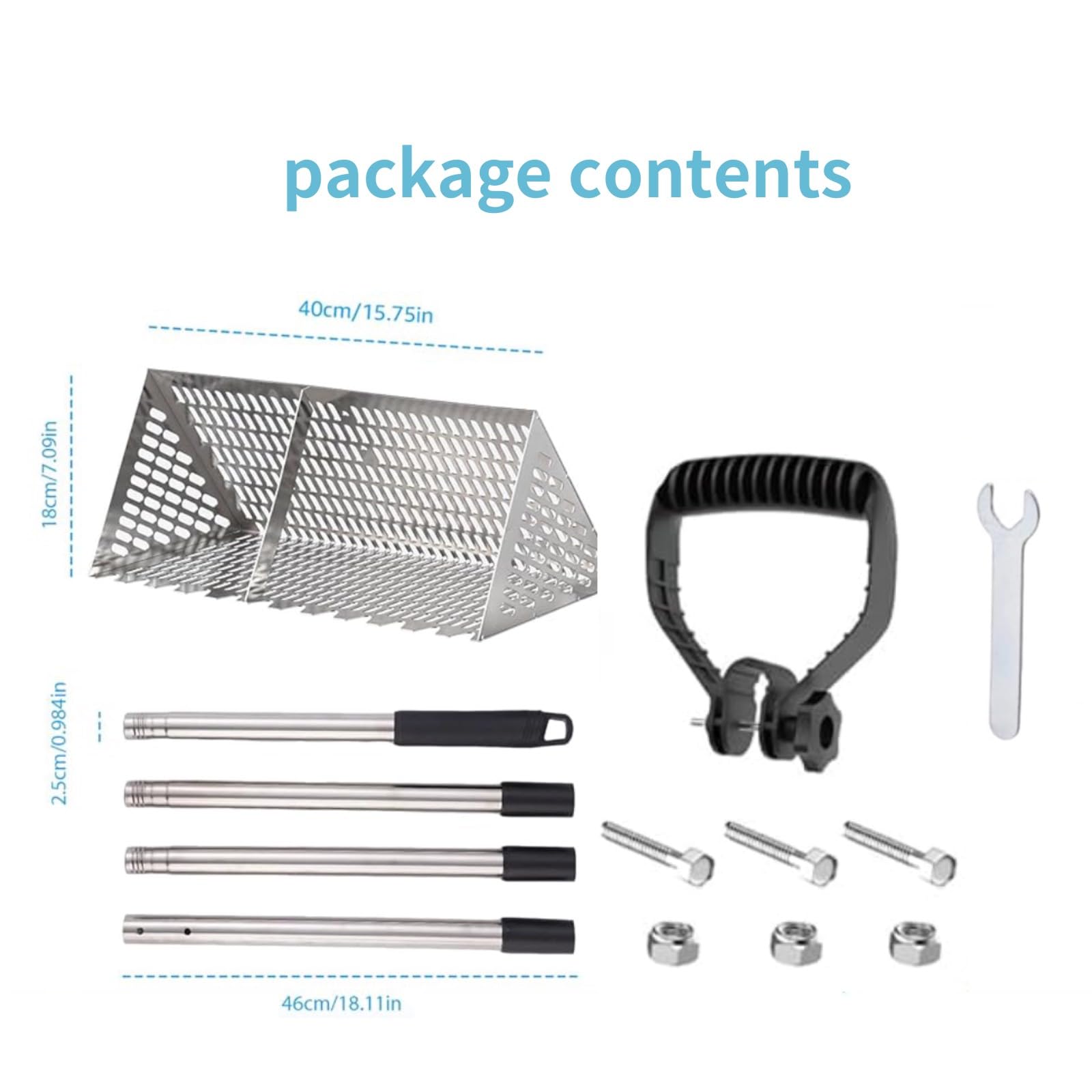 xenxeng assembled 51-inch handle giving ergonomic reach and less bending
