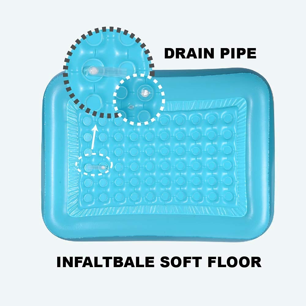XFlated family enjoying backyard pool illustrating fun and convenience