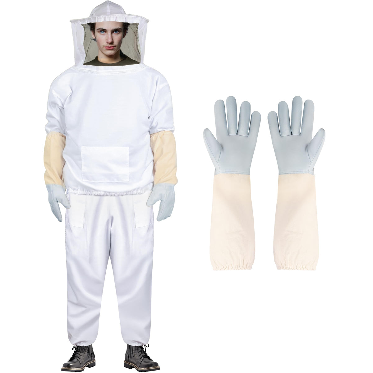 Xgunion full suit front view showing complete coverage and protection