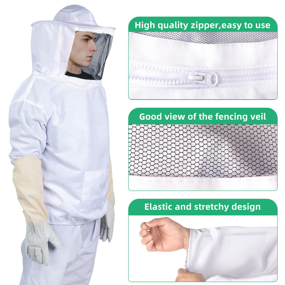 Xgunion zipper and cuff seal showing snug elastic wrist closure