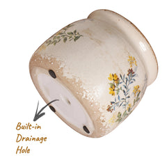 Xiaan Jiaju drainage hole detail demonstrating water control and plant health benefit