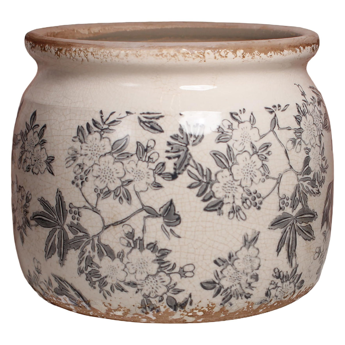 Xiaan Jiaju vintage pot front view showing classic shape and decor benefit
